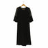 ユナイテッドアローズグリーンレーベルリラクシング UNITED ARROWS green label relaxing D CLAN Vネック 7分袖 メッシュスリーブ オールインワン レディース