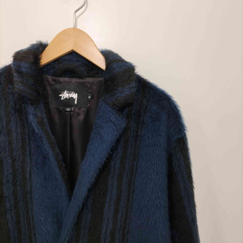 ステューシー Stussy 17AW STRIPE OVERCOAT メンズ JPN:M