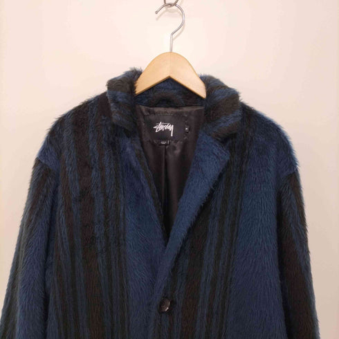 ステューシー Stussy 17AW STRIPE OVERCOAT メンズ JPN:M