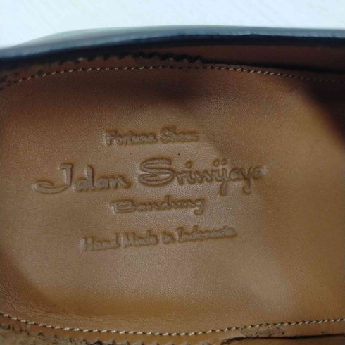 ジャラン スリウァヤ JALAN SRIWIJAYA 99051 BLACK CALF RIDGEWAY SOLE PN02 プレーントゥシューズ メンズ US:7