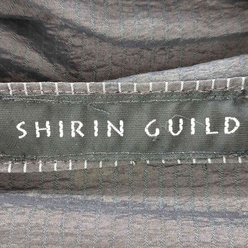 シリンギルド SHIRIN GUILD MADE IN SCOTLAND シルクボーダーコート メンズ