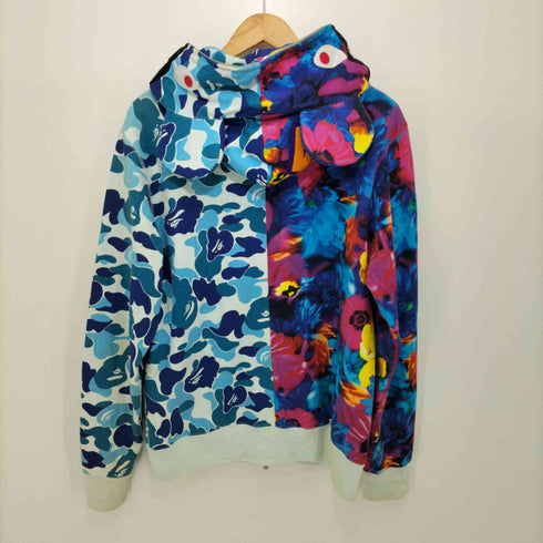 アベイシングエイプ A BATHING APE ×mika ninagawa Bear Shark Full Zip Hoodie メンズ JPN:L