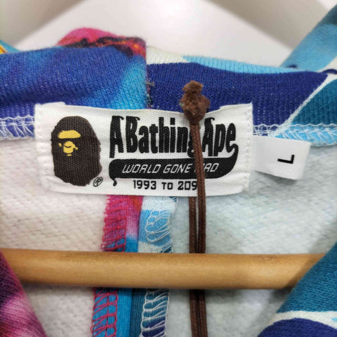 アベイシングエイプ A BATHING APE ×mika ninagawa Bear Shark Full Zip Hoodie メンズ JPN:L