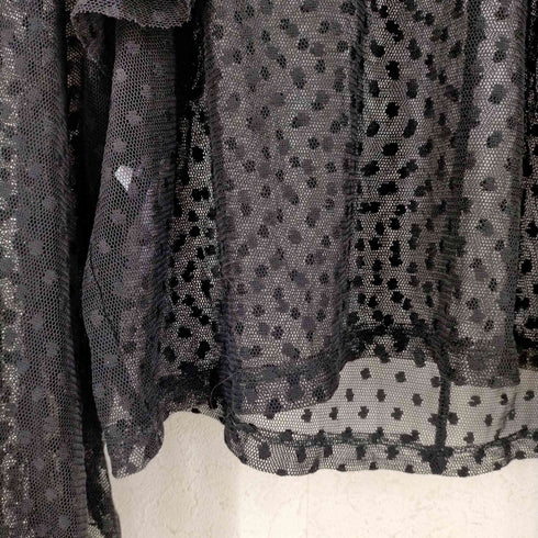 ザラ ZARA ドット柄 シアーシャツ レディース