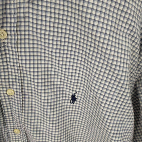 ラルフローレン RALPH LAUREN BLAKE スモールポニー刺繍 ボタンダウンL/Sチェックシャツ メンズ JPN:M