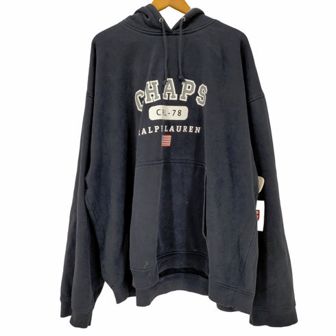 チャップスラルフローレン CHAPS RALPH LAUREN 90S CRL-78 プリント プルオーバーパーカー メンズ 2XB