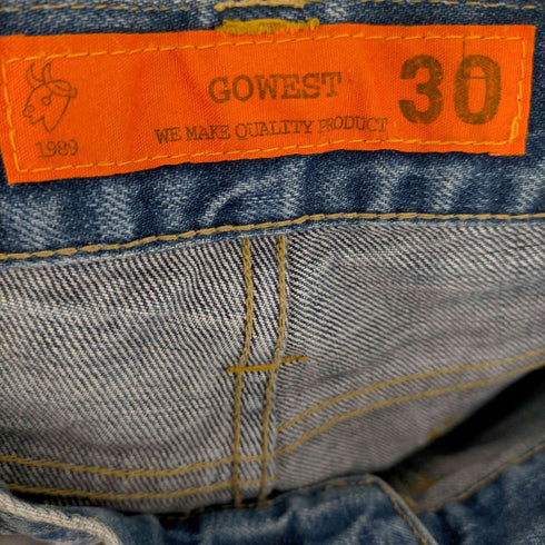 ゴーウエスト GOWEST デニムブッシュパンツ メンズ 30
