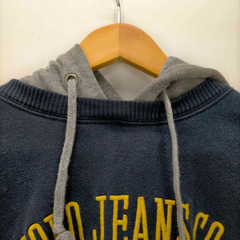 ポロジーンズカンパニーラルフローレン POLO JEANS COMPANY RALPH LAUREN 90-00S RL ATHLETIC DEPT 刺繍 フード切替 プルオーバーパーカー メンズ import:XL