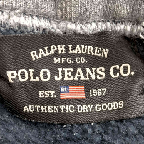 ポロジーンズカンパニーラルフローレン POLO JEANS COMPANY RALPH LAUREN 90-00S RL ATHLETIC DEPT 刺繍 フード切替 プルオーバーパーカー メンズ import:XL