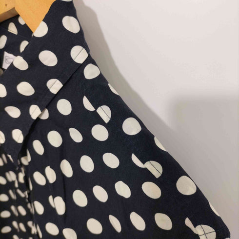 ソーイシャツ soe shirts ポルカドットシャツ メンズ US:38