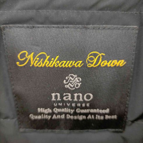 ナノユニバース nano universe 西川ダウン PHOTOGRAPHERS マルチポケットダウンベスト メンズ import:S