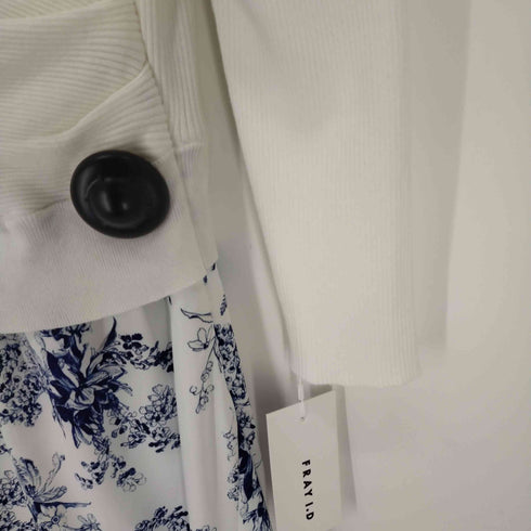 フレイアイディー FRAY I.D 24SS カシュクールニットコンビワンピース レディース FREE
