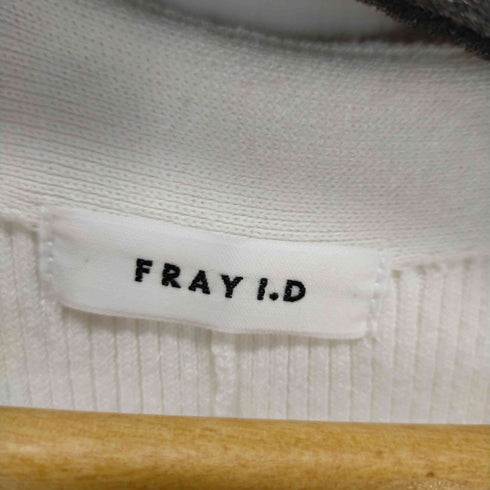 フレイアイディー FRAY I.D 24SS カシュクールニットコンビワンピース レディース FREE