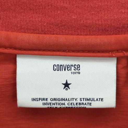コンバース トウキョウ CONVERSE TOKYO クルーネック プリント ナイロン プルオーバー S/S トップス レディース JPN:3