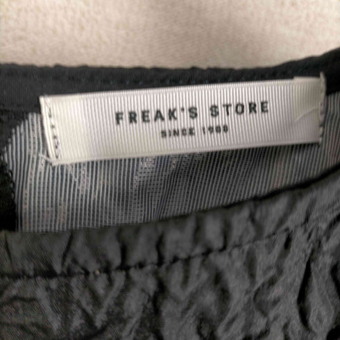フリークスストア FREAKS STORE エンボス加工 フクレジャガードティアードマキシワンピース レディース FREE