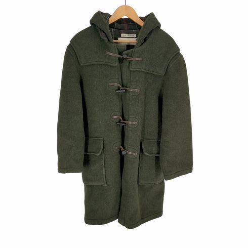 グローバーオール Gloverall MADE IN ENGLAND 裏地チェック トグルボタン フーディウールコート メンズ 38