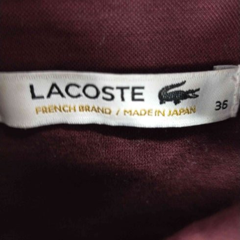 ラコステ LACOSTE シャツワンピース レディース JPN:36
