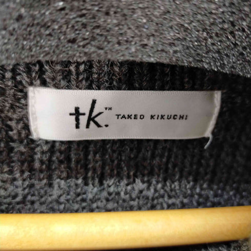 ティーケータケオキクチ TK.TAKEO KIKUCHI 斜めジップモックネックニット メンズ JPN:M