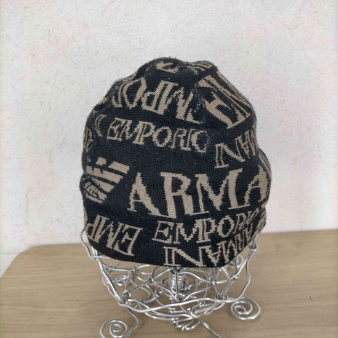 エンポリオアルマーニ EMPORIO ARMANI ロゴニットビーニー メンズ 58