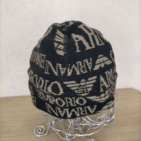 エンポリオアルマーニ EMPORIO ARMANI ロゴニットビーニー メンズ 58