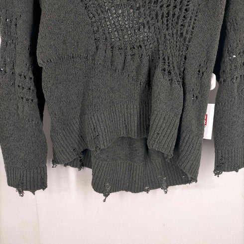ザラ ZARA ダメージスパイダーネットオープンニットセーター レディース JPN:M