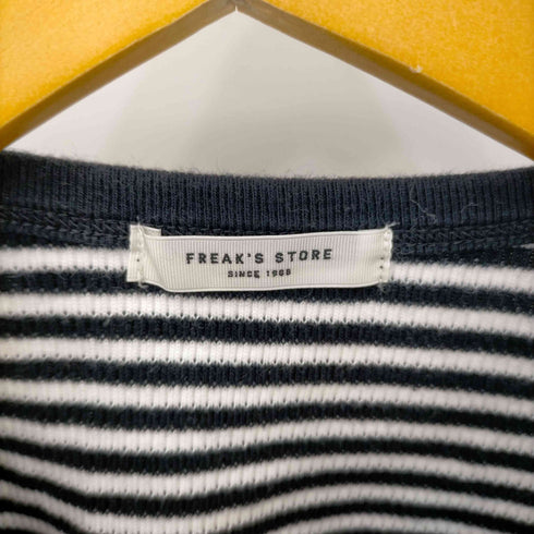 フリークスストア FREAKS STORE ハニカムボーダー5分袖Tシャツ レディース FREE
