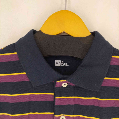 ギャップ Gap ボーダー S/S ポロシャツ メンズ import:M