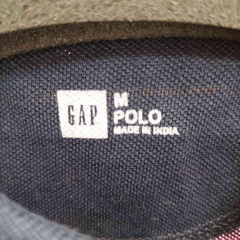ギャップ Gap ボーダー S/S ポロシャツ メンズ import:M