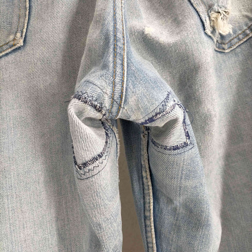 リーバイス Levis 70S 76年製 646-0217 フレアデニムパンツ ボタン裏8 オレンジタブ メンズ W36L36
