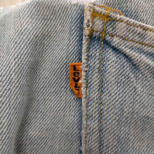 リーバイス Levis 70S 76年製 646-0217 フレアデニムパンツ ボタン裏8 オレンジタブ メンズ W36L36