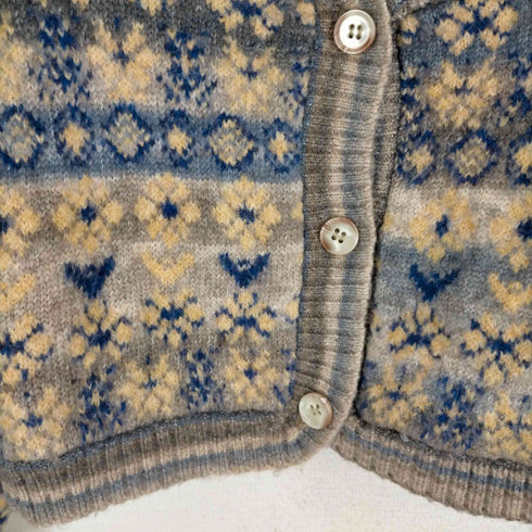 ザラ ZARA KNIT JACQUARD JACKET レディース import:S