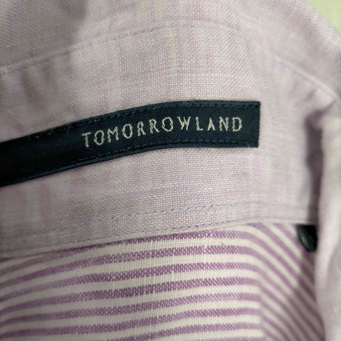 トゥモローランド TOMORROWLAND 長袖 リネンシャツ メンズ