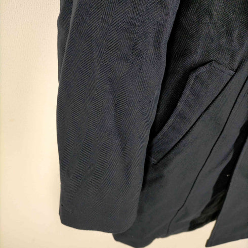 ミッシェルクランオム MICHEL KLEIN HOMME へリンボンボンディング コート メンズ 46