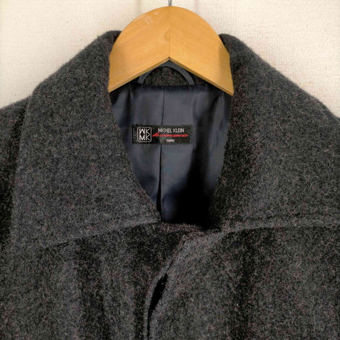 ミッシェルクランオム MICHEL KLEIN HOMME 比翼仕立て ステンカラーコート メンズ