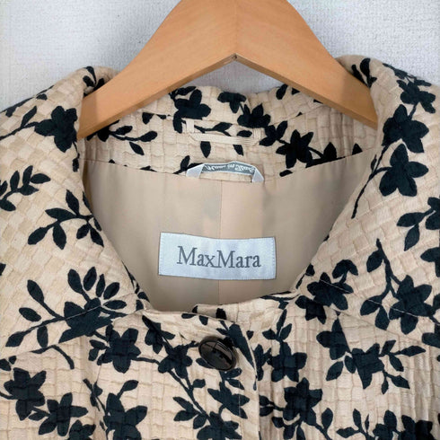 マックスマーラ MAX MARA シルク混 花柄 ジャケット レディース US:6