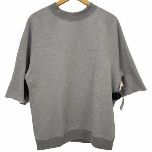 ES:S 24SS カットオフ SLEEVE SWEAT SHIRT レディース import:M