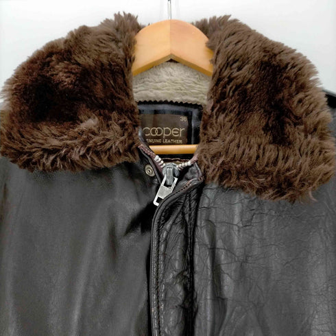 クーパー cooper MADE IN USA 80s リアルレザーG-1フライトジャケット メンズ US:38