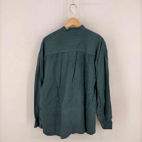 バクラック BACHRACH 片ポケ ノーカラーシャツ メンズ JPN:L