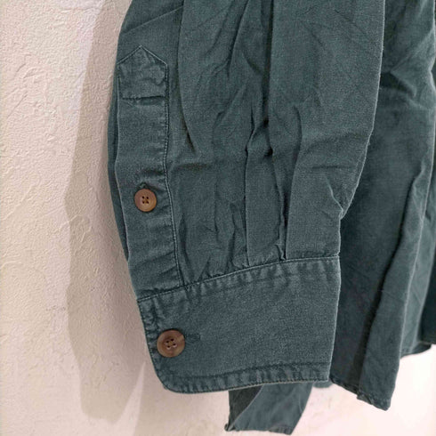 バクラック BACHRACH 片ポケ ノーカラーシャツ メンズ JPN:L