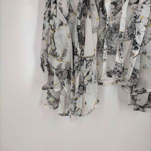 オールセインツ ALLSAINTS 花柄シフォンワンピース レディース us2