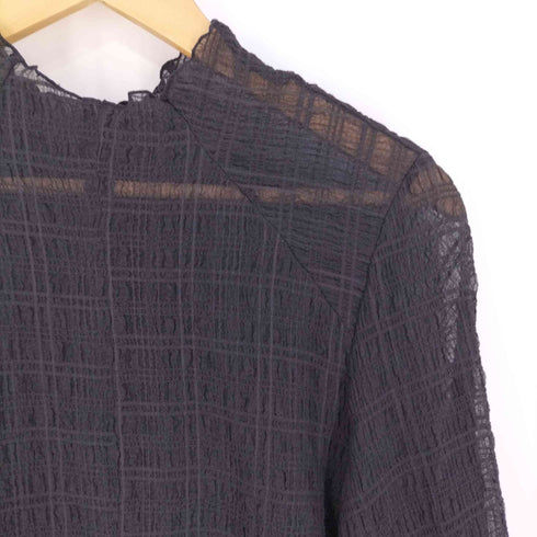 フーフー FOUFOU seersucker mellow blouse シアサッカー メロウブラウス レディース