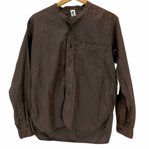 エムエイチエル MHL. GARMENT DYE BASIC POPLIN STAND SHIRTS メンズ JPN:S
