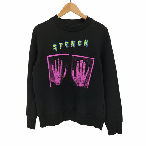 ディーゼル DIESEL STENCH 蜘蛛刺繍 クルーネック トレーナー メンズ import:XS
