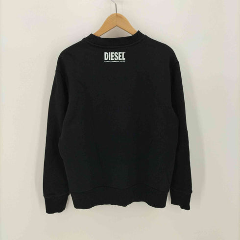 ディーゼル DIESEL STENCH 蜘蛛刺繍 クルーネック トレーナー メンズ import:XS