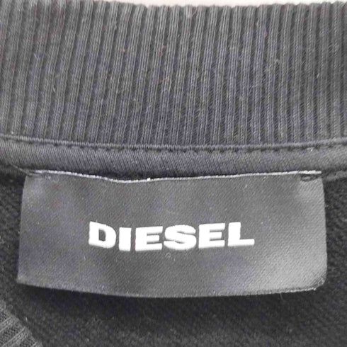ディーゼル DIESEL STENCH 蜘蛛刺繍 クルーネック トレーナー メンズ import:XS