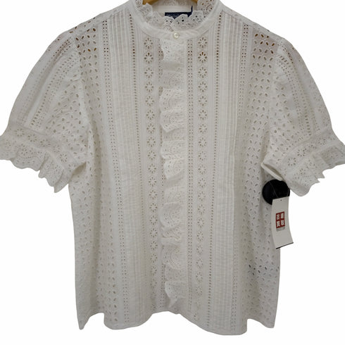 ポロバイラルフローレン Polo by RALPH LAUREN コットンアイレット トップ レディース 4