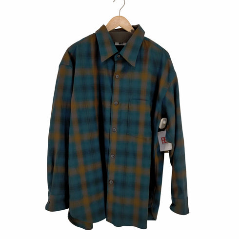 ユニクロユー UNIQLO U ヘビーフランネルオーバーサイズシャツ メンズ JPN:XL
