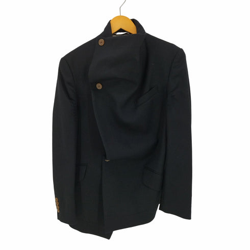 ヴィヴィアンウエストウッドマン Vivienne Westwood MAN BIG COLLAR DRAPE JACKET ビッグカラー ドレープ ジャケット ウール ショート コート メンズ EUR:46