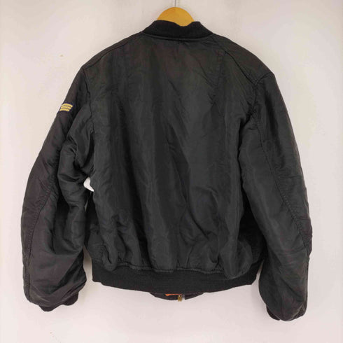 アルファ ALPHA 80S MADE IN USA IDEALジッパー MA1 リバーシブル フライトジャケット メンズ JPN:XXL