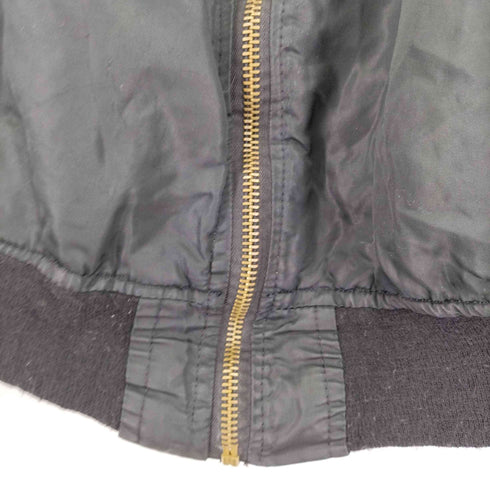 アルファ ALPHA 80S MADE IN USA IDEALジッパー MA1 リバーシブル フライトジャケット メンズ JPN:XXL